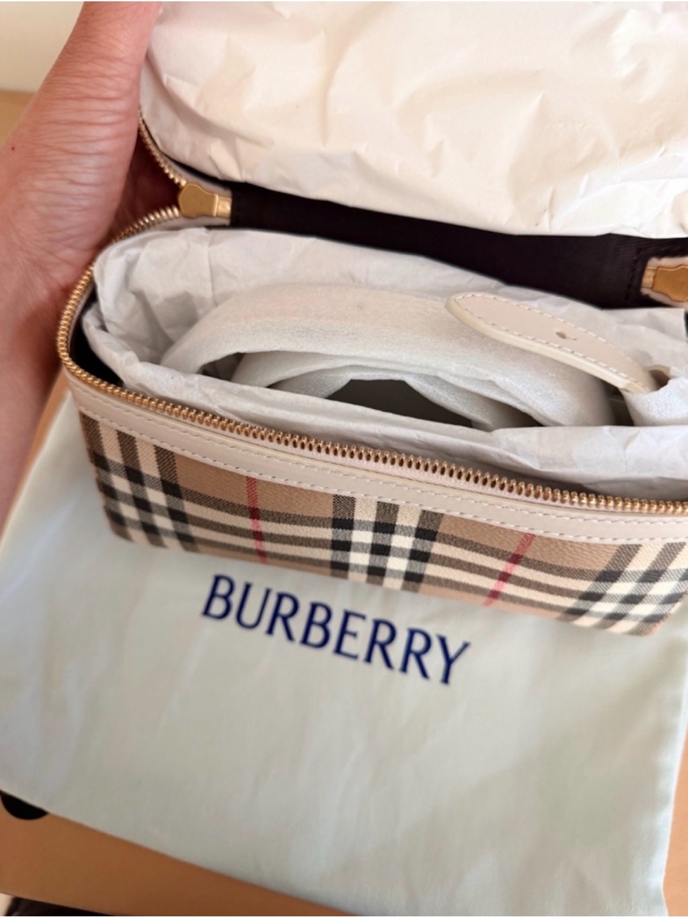 Check Vanity Bag - Picture 2 of 5